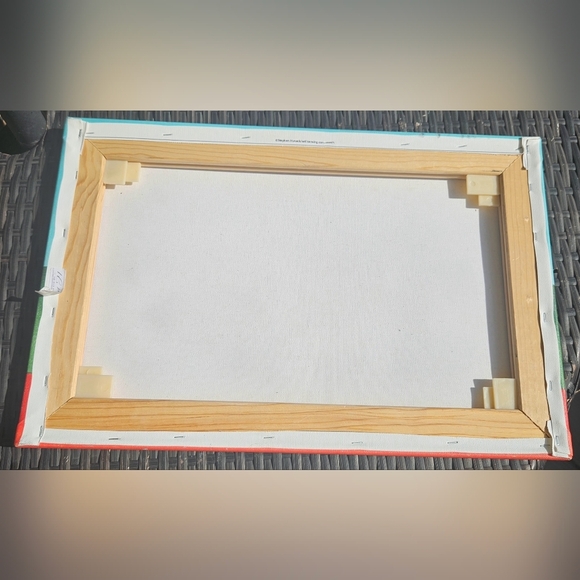 Love Is Give And Take Canvas Portrait Painting - Picture 5 of 5